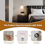 Chandelier Lampshade 6Pcs Small Lamp Shades Clip LampShades 3.5x5.5x5inch Fabric Lamp Shade Ceiling Light Clip on Pendantlampshades Little Upright Wall - Image 3