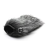 HUANOR HN-17 Outdoor Furry Mic Windscreen Wind Cover Microphone Muff for RODE VIDEOMIC GO Recording Shotgun Recorder