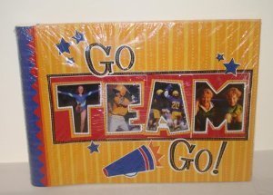 Pom Go Team Go! School Years Cheer & Sports Pockets Memory Keeper