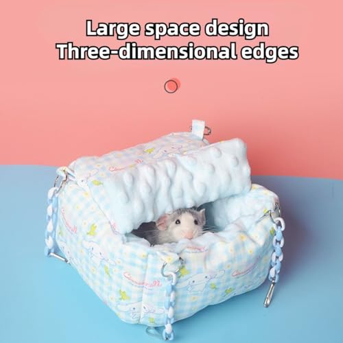 Copfeu Sugar Glider Cama Quente Pendurada Cama Chinchila Cama de Dormir Ninho de Hamster Rede de Ani