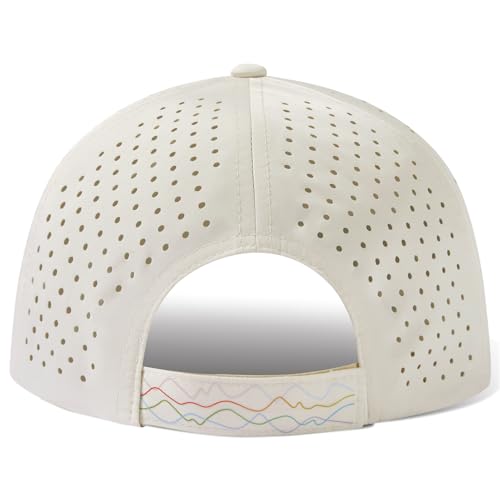 Image of UPF 50+ Performance Water Resistant Baseball Cap Lightweight Breathable Hat Golf Running Boat Hiking for Men Women