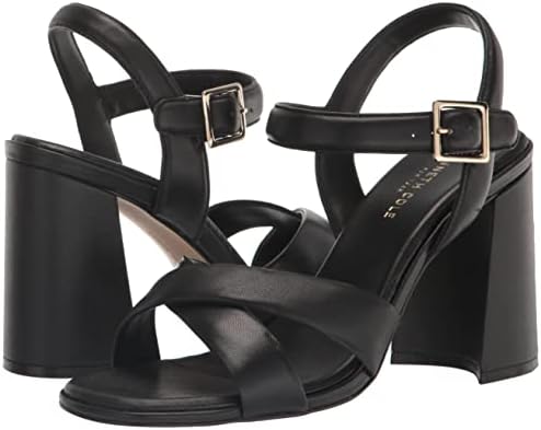 Kenneth Cole New York Women's LESSIA Wedge Sandal, Black, 7 | Image 6