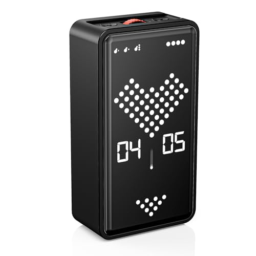 Exlliy Sand Timer, Digital Hourglass Timer, Rechargeable Magnetic Visual Timer with Large LED...