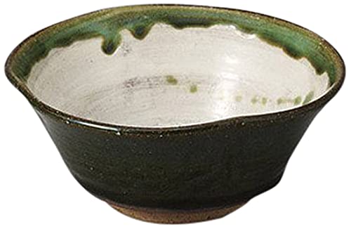 Amazon.co.jp: 5個セット 変形小鉢 織部花小鉢 [13 x 12.8 x 5.7cm] 土