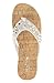 Kenneth Cole REACTION Women's Glam-Athon Thong Sandal, White, 10
