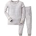 Gerber Little Boys' 2 Piece Cotton Pajama, Oatmeal Stripe, 3T
