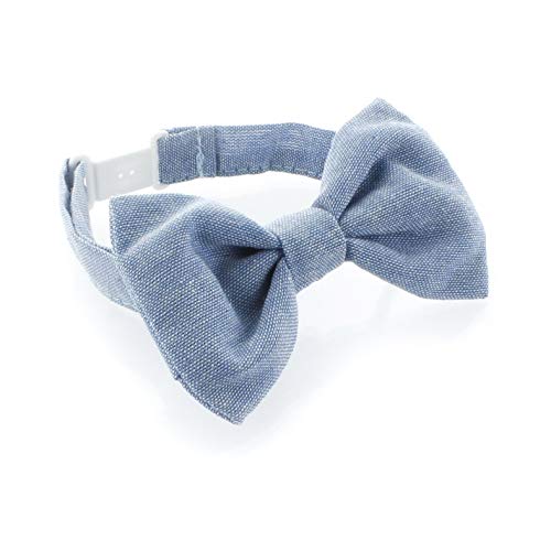 My Lello Chambray Adjustable Pre-Tied Bow Ties2
