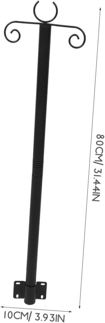 POPETPOP 2sets Outdoor Pole for String Lights Bird Feeders Support Rods for Patios Yards Fences Heavy Duty Design for Versatile Hanging