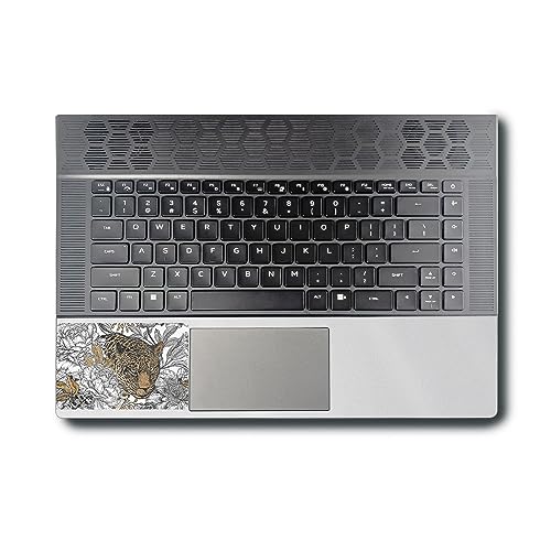 Image of MightySkins Glossy Glitter Skin Compatible With Alienware X16 R1 (2023) Full Wrap Kit - Bronzed Leopard | Protective Durable High-Gloss Glitter Finish | Easy To Apply & Change Styles | Made in the USA