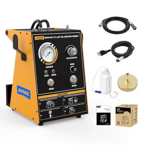AUTOOL Brake Bleeder Kit Automotive Brake Fluid Bleeder Kit, Vacuum Brake Bleeding Tool, Brake Fluid Air-Free Filling, Automatic Brake System Bleeding Tools One Person