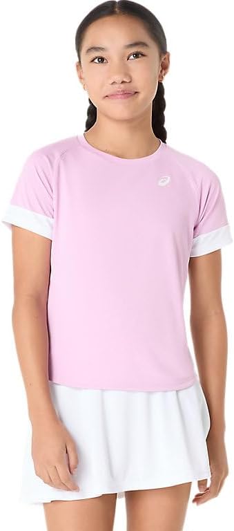 ASICS Kid's Girls Tennis Short Sleeve TOP Tennis Apparel