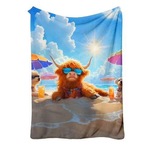 FEELJAM Einhorn Decke kuscheldecke pinkes, Flanell Weich Fleecedecke f¡§1r M?dchen, Flannel Fleece Blanket, Kinder kuscheldecke, Sofadecke… – Ansicht 1