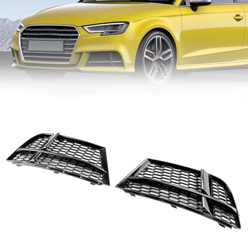Grilles calandre avant pour A3 8V protection antibrouillard robuste