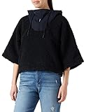 Durchgehend gefüttert G-STAR RAW Damen Teddy Fleece Hooded Overshirt, Blau (mazarine blue D20498-C454-4213), M