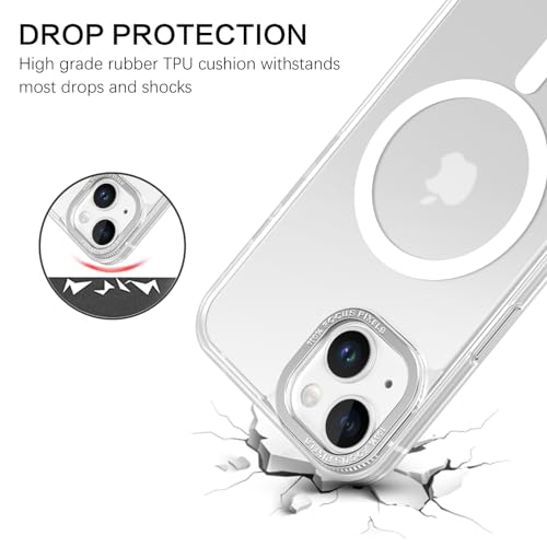 Coque iPhone 14 Plus blanche mate anti-rayures et fine de 6,7" - 4