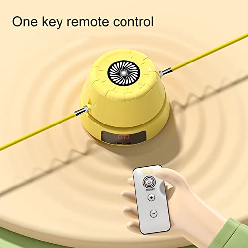 VGEBY Jump Rope Machine, Smart Jump Machine Automatic Intelligent Count Electric Skipping Machine for Adult Children(Yellow) Kids Toys - Image 3