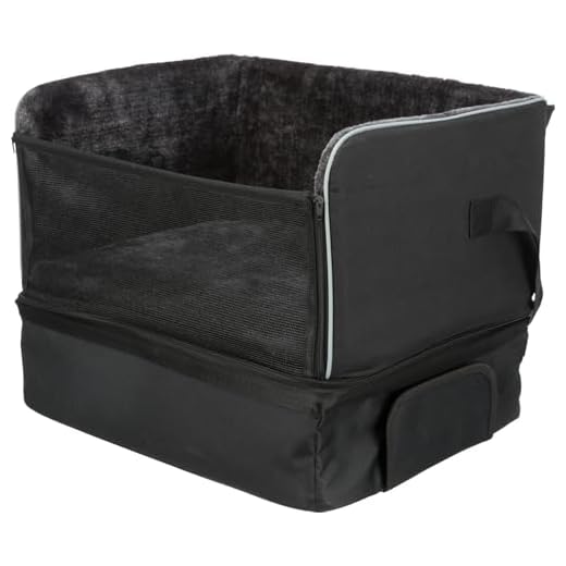 Trixie 1322 Autositz, 45 × 38 × 37 cm, schwarz