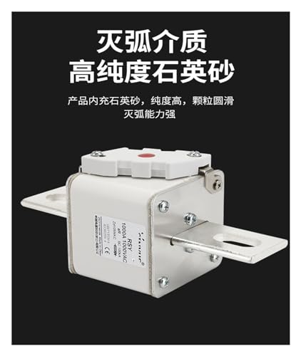 Fusible rapide AC1000V 1100A pour protection variateur industriel - 3