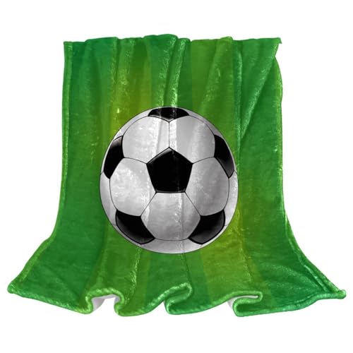 Couverture polaire soccer couverture plaid chaude douce lits canapés 150x100