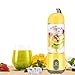 Mini frullatore portatile portatile per frullati, 420 ml, ricaricabile tramite USB, con 6 lame in acciaio inox, per uso domestico, viaggio, giallo (FDA senza BPA)