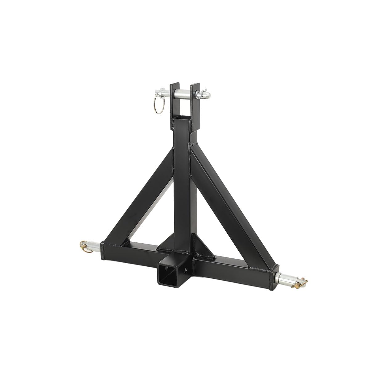 Dreipunkt Anhängerkupplung 3 Punkt Dreipunkt Adapter für Anhänger & Bauernhofgeräte, 2" Traktor Schlepper Ackerschiene mit Dreipunktaufhängung, Ackerschiene Ackerschienendreieck Kat