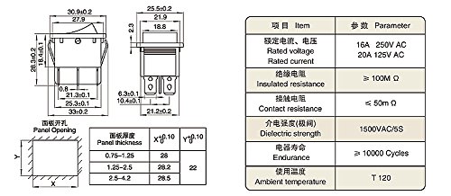 image for L-faster Brush DC Motor Inversion Switch Vehicle Reverse Button Gocart