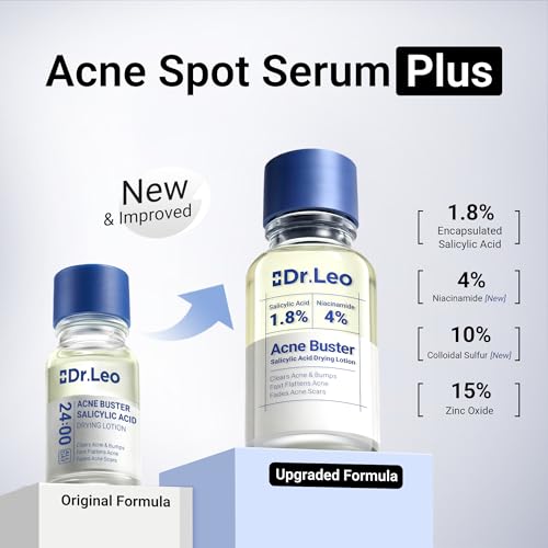 1.8% Salicylic Acid Spot Serum, Acne Treatment for Acne-Prone Sensitive Skin | Niacinamide, Fast Pimple Relief, Fades Acne Marks, Overnight & Period Breakouts, 0.34 fl oz (20 ml) - Image 3