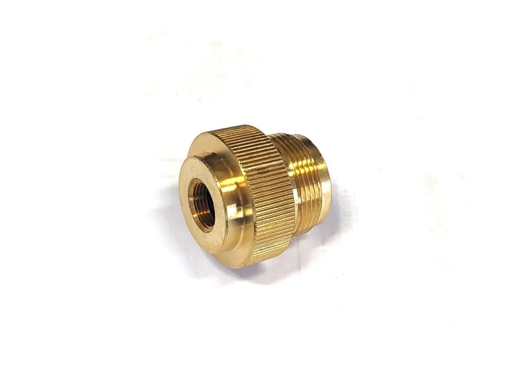 ADAPTER 1" - USA to 7/16" EU - Propane-Butane gas hose - Para barbacoa de cartuchos USA a cartuchos europeso