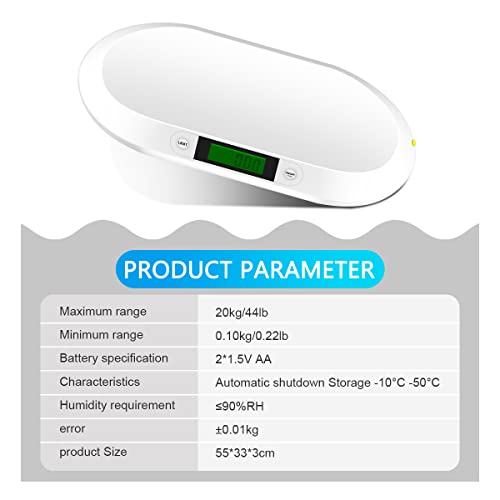 Digital Pet Scale Baby Scale Food Weight Mini Scale Lcd Electronic Scales For Measure Small Dog Cat Small Animals Pet Food #TOP3