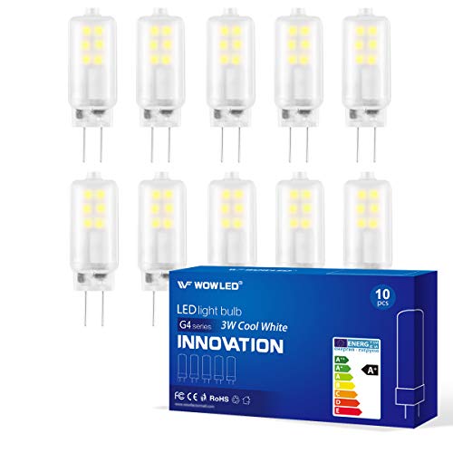 Bombilla LED E14 G4 de 1 W, 2,5 W, 3 W, 5 W, para cocina o hogar, Cool White, G4, 3.00W 12.00V