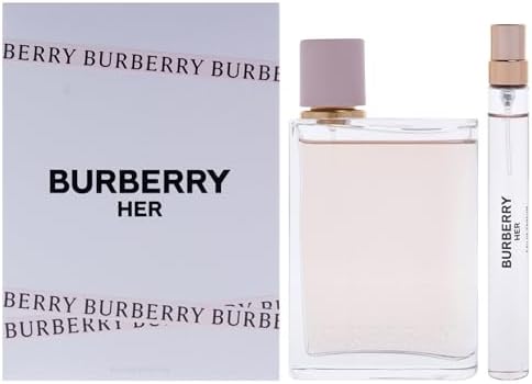 Burberry Her 2-Piece Gift Set for Women, 3.3 Oz EDP and 0.33 Oz E...