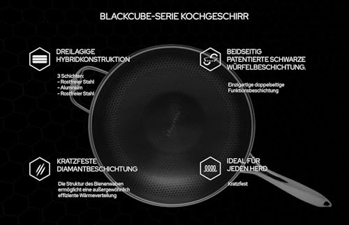 Poêle à crêpes induction 29cm Kohersen Black Cube pour plaque vitrocéramique - 3