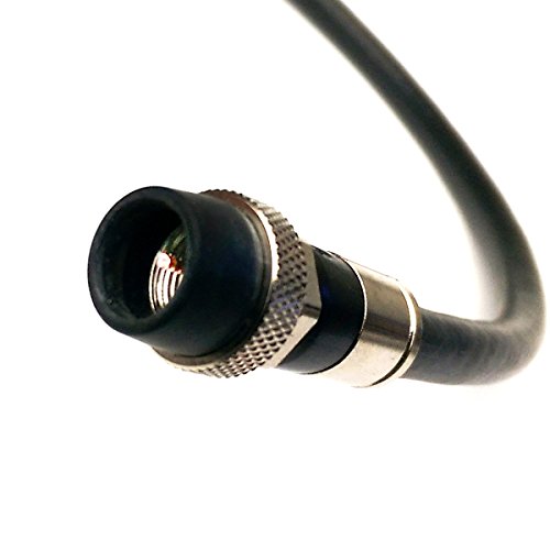 150ft Solid Copper RG6 Cable 18AWG CORE 3Ghz 75 Ohm CL2 in-Wall Use HD Antenna DirecTV Satellite Approved Weather Boot CONNECTORS UL ETL Cut to Order Assembled in USA by PHAT SATELLITE INTL