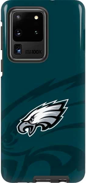 Skinit Pro Phone Case Compatible with Galaxy S20 Ultra 5G - Officially Licensed NFL Philadelphia Eagles Super Bowl LIX Champions Design