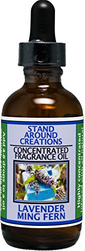 Concentrated Fragrance Oil - Scent - Lavender Ming Fern- Ming Fern w/Blue Lavender, Ginger, Patchouli, Oak Moss,Kaffir Lime w/Lemon Leaf Made w/Essential Oils (2 fl.oz.)
