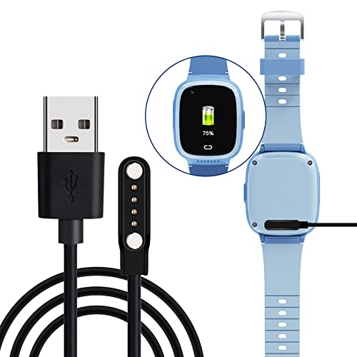 Pthtechus Smartwatch Magnet Suction Interface Charging Cable Waterproof Ip67 Smart Watch Phone S7 S8 S9 S1 S2 S12 4G Smartwatch For 4-Pin #TOP1