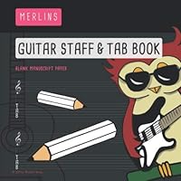Merlins Guitar Staff and Tab Book Mini : Manuscript Paper 165234232X Book Cover