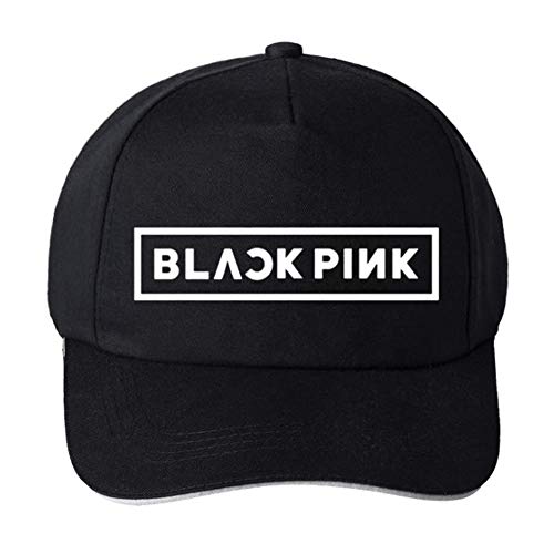 ALTcompluser Kpop Blackpink EXO Seventeen Baignoire One Unisexe Casquette de baseball Hip Hop Décontracté Réglable Chapeau de camionneur (Blackpink Noir), Noir Cover