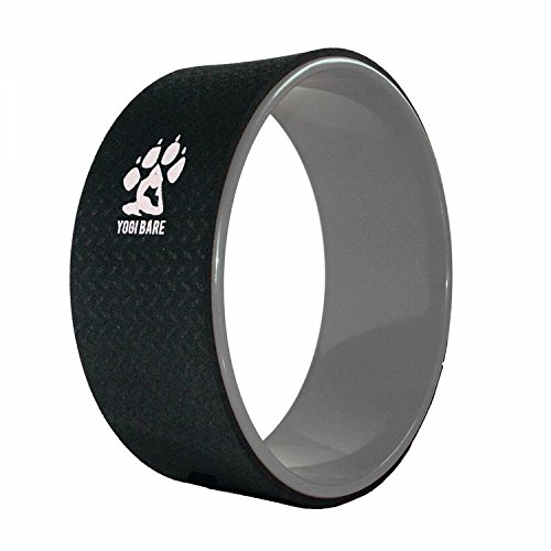 Yogi Bare Rueda de Yoga Antideslizante para Hacer estiramientos - Gris