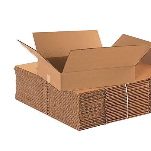 Aviditi 18144 Flat Corrugated Cardboard Box 18