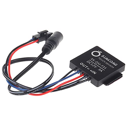 �~���[�����v�^�b�`�����탉�C�g�X�C�b�`�^�b�`�Z���T�[ �~���[�^�b�`�X�C�b�`�Z���T�[ DC 12 V 36 W�o�X�T�C�h�~���[�X�C�b�` 3 A�^�b�`�Z���T�X�C�b�` LED���C�g�~���[�w�b�h���C�g 5mm�����Y�U�� (TypeC)