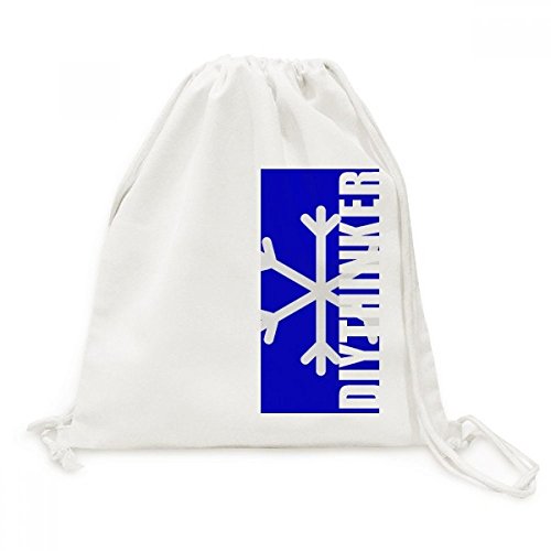 Sac de voyage en toile solide motif carré bleu pour randonnée léger