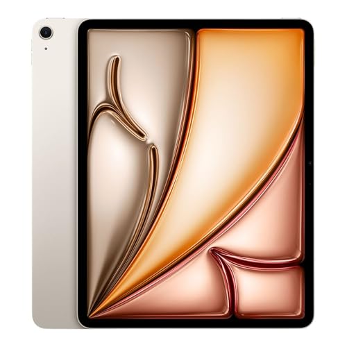 Apple 2024 iPad Air (13-Pulgadas, Wi-Fi + Cellular, 512GB) - Blanco Estrella (Reacondicionado)