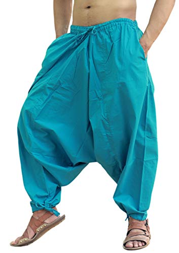 Pantalon sarouel unisexe en coton Sarjana pour homme et femme style ample