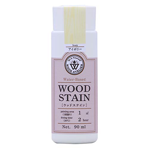 和信ペイント 水性着色剤 ウッドアトリエ ウッドステイン 90ml 800602 木目を生かした着色 WS-02 アイボリー