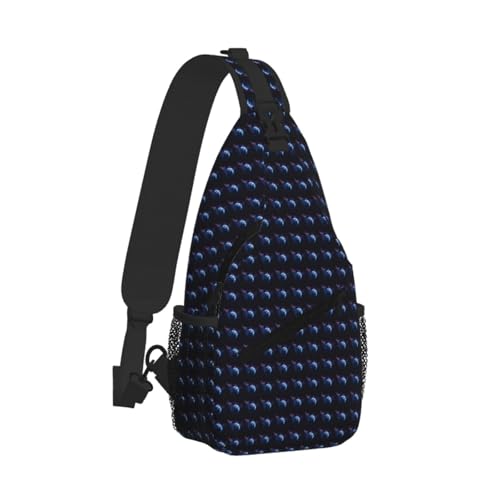 Bolsa cruzada Universe Planet con estampado diagonal elegante y estructura ligera para pecho 2