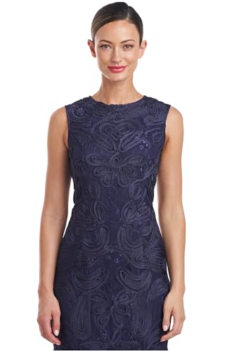 JS Collections Women's Meli Soutache Tea Length Dress2