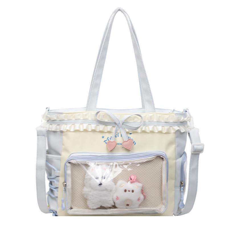 Bolso Ita Kawaii - Bolso tote para mostrar pins, bolso cruzado estético Y2K, bolso mensajero para hombro y mano miniatura 1