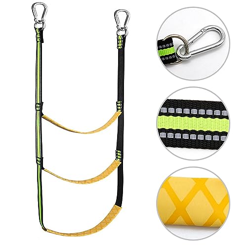 3 Step Portable Boat Rope Ladder and Extension for Inflatable Boats, Kayak, Canoeing