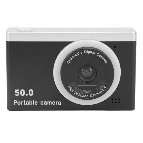 Fotocamera Digitale HD 1080P per Vlogging da 50 MP con Zoom 8X Doppia Anteriore Posteriore Tascabile Compatta con Schermo da 2.4